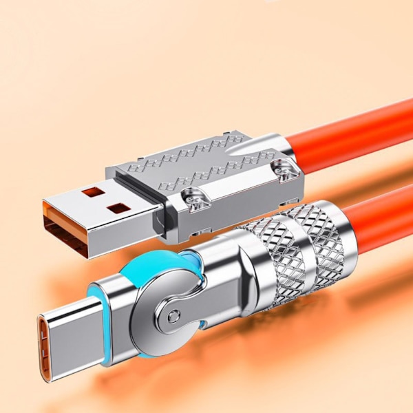 Type-C Latauskaapeli Puhelinlatauskaapeli ORANSSI 1 M 1 M Oranss Orange 1 m-1 m
