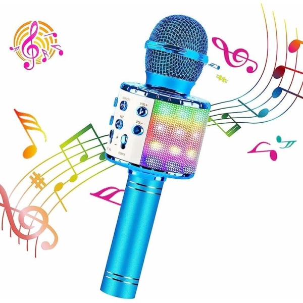 Trådlös karaokemikrofoni. Bluetooth Karaoke Mikrofon med 5