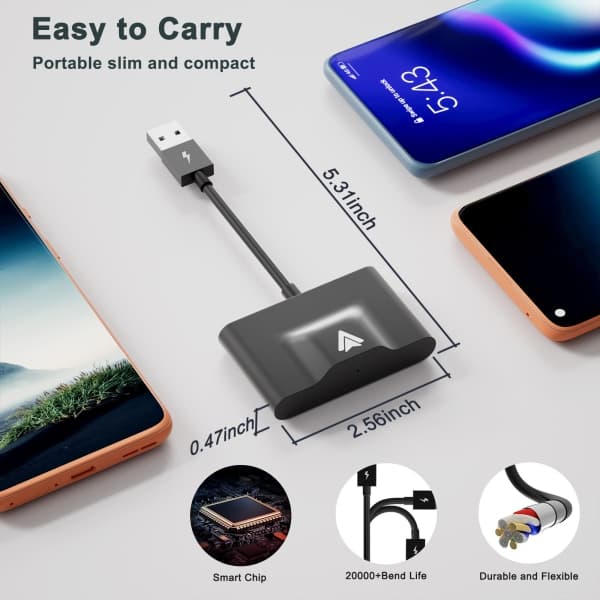 Android Auto langaton adapteri, Android Auto USB-dongle -XF12-
