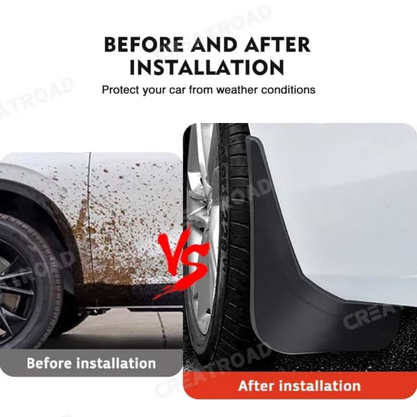 Sprutbeskyttelse for Mazda CX-5 CX5 2017 2018 2019 2020 2. generasjon KF Bilskjermer Sprutlapper Mudflaps Sprutbeskyttelse Tilbehør-XF7-