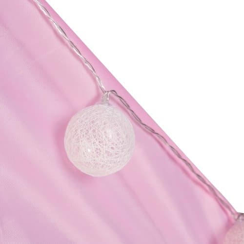 Lekehus for barn / Barnetelt med LED - 130cm Rosa pink