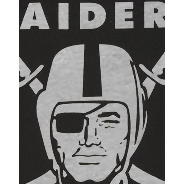 NFL Las Vegas Raiders logo T-shirt til mænd XL Grå XL
