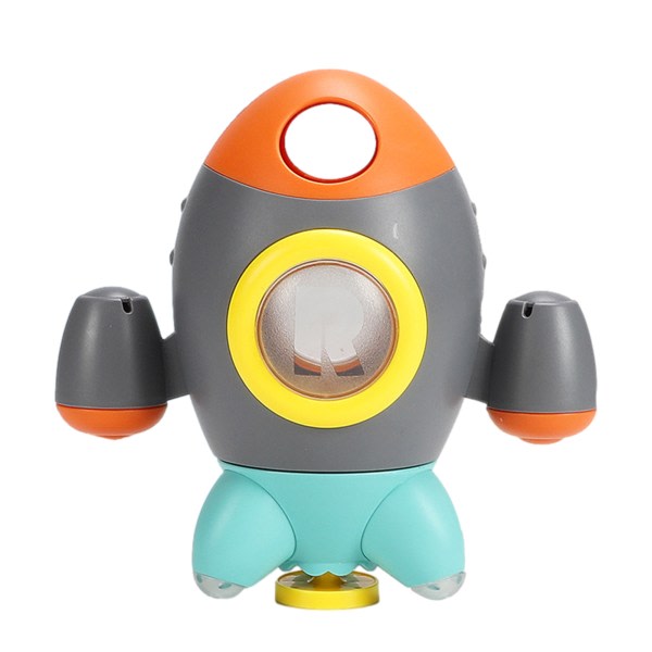 Spinning Sprinkler Rocket Baby Bath Toy - Grå