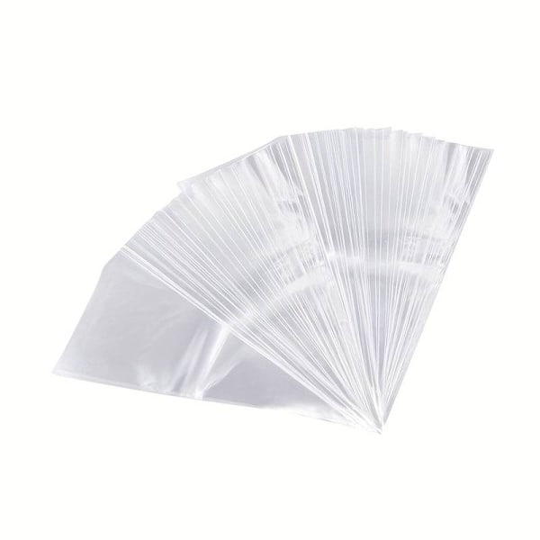 100-pak Cellofanstrutter / Cellofanposer - Cellofan Strutter Transparent Transparent
