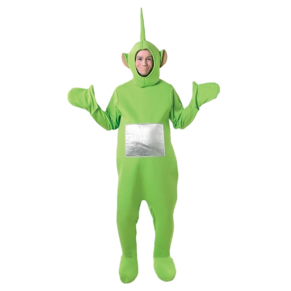 Vuxen Teletubbies-dräkt för cosplay-karnevalfestkläder lila EN STORLEK (168-175 cm) light green