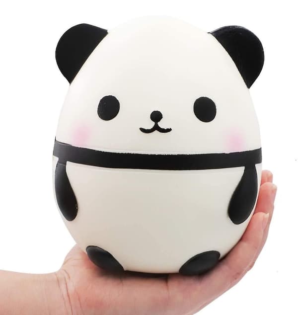 Jumbo Squishies Panda Squishy Leker Kawaii Søt Panda Squishy Stressleker for gutter og jenter Bursdagsfester-FF- White