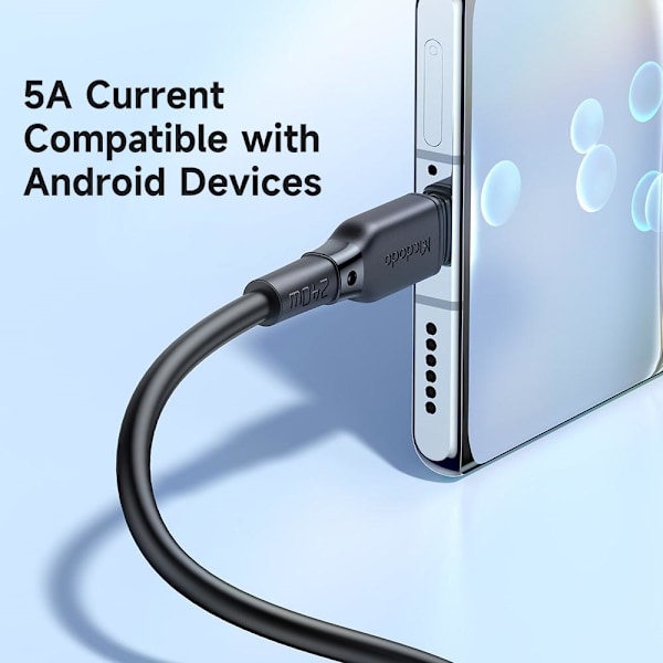 Mcdodo 2m 240W 5A PD USB-C - USB-C Hurtigladekabel Svart