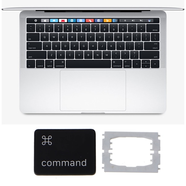 Yksittäinen näppäinhattu saranalla Macbook Pro Retina 13\" 15\" A1706 A1989 A1707 A1990 A1708 näppäimistöön 0.01 A
