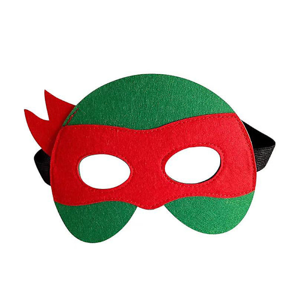 Halloween tegnefilm filtmaske til Teenage Mutant Ninja Turtles masker, 4-pak