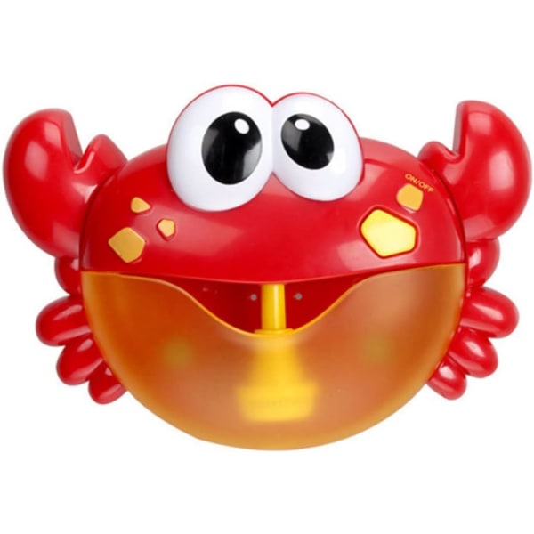 Bath Bubble Maker Crab Automatisk bubbelblåsmaskin Batteri O