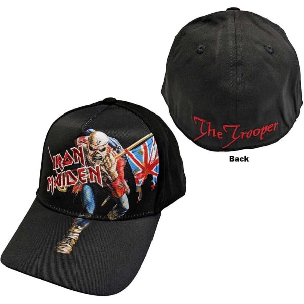Iron Maiden Unisex Voksen The Trooper Cap One Size Black One Size