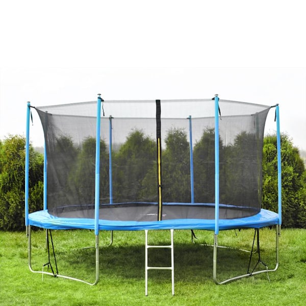 Trampolinfästen - 4 st - Set Black Svart