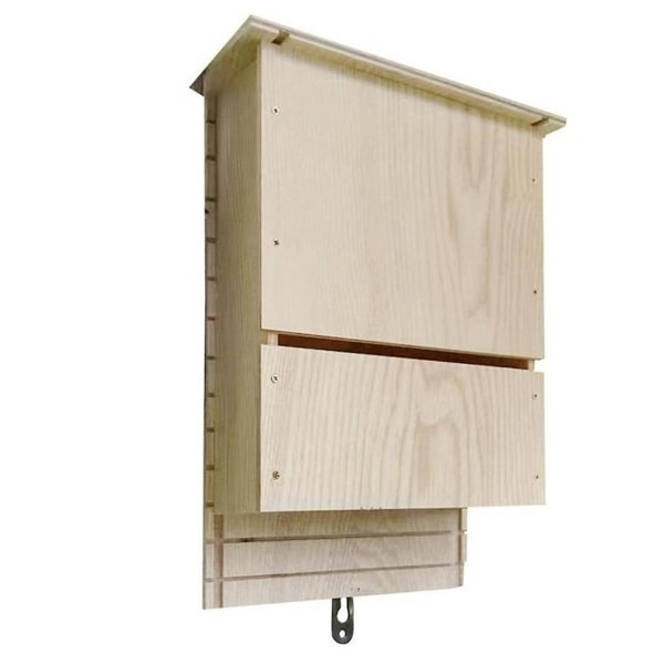 Outdoor Bat House Valtava puinen laatikko Säänkestävä Raw Spiral Bat House suojapuutarhatarvikkeet