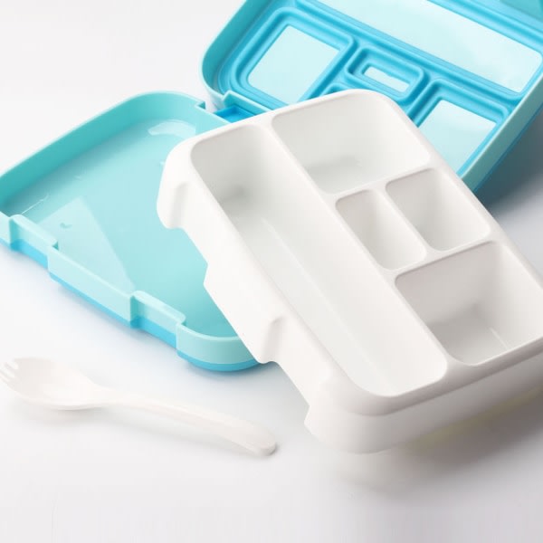Bento Lunchbox med 5 fack, Barn & Toddler BPA-fri Pla