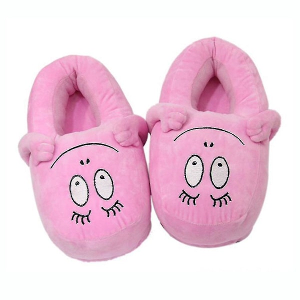 Barbapapa Warm Lovely Anime Tofflor Hem Tjockad Plysch