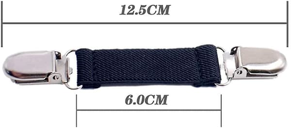 6 stk. Vintervanter Klemmer Elastiske Rustfri Handskeklemmer-FF-