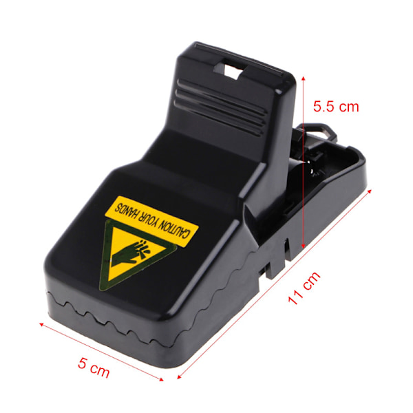 6X Musefelle Musefelle Snap Trap Gjenbrukbar felle for mus, rotte - M