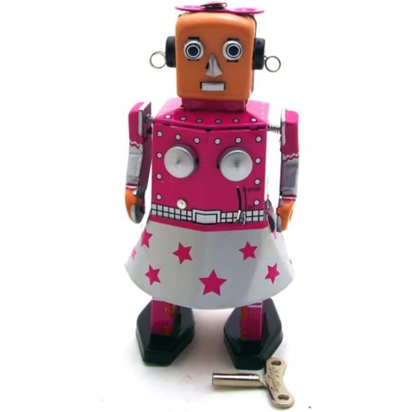 Venus Robot Retro Tin Lelu Uutuus Lahja Tin Robot Päättyvä lelu Juhlapalkki