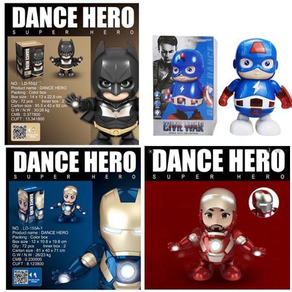 Marvel Helter Dansehelt 8 stk Modell American captain