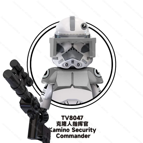 SW Rymdkriget Darth Mini Actionfigurer Klonsoldat Droider Jedi Anakin Skywalker Byggklossar i Plast Set Barnpresent TV8047