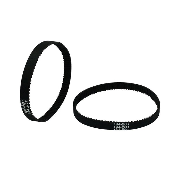 Lukket ringformet synkronbælte - L=194 mm, B=6 mm, 97 tænder til 3d-printerdele, 10 stk.