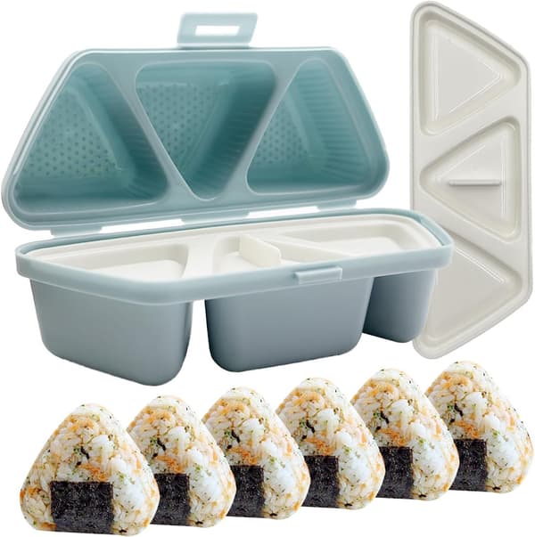 Sushi Maker Onigiri Form 6-i-én Risbolleform Blå