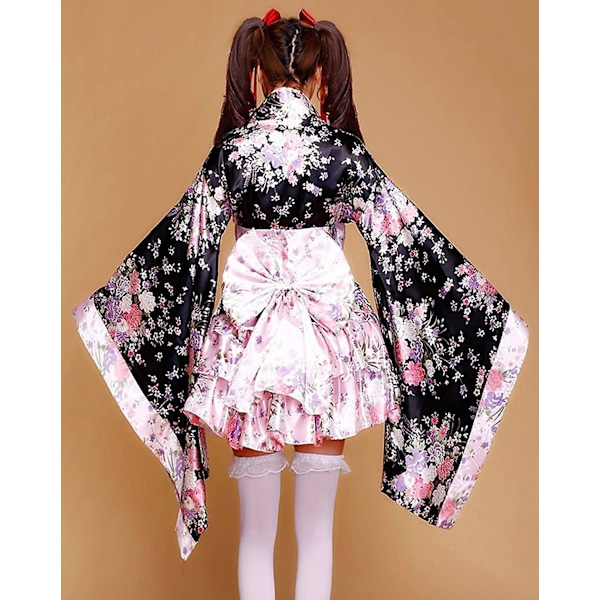 Anime Cosplay Lolita Halloween-naamiaisasu Japanilainen Kimono-asu XL