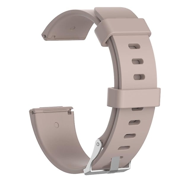 Silikon Smart Watch Band-erstatning til Fitbit Versa Lite/versa Khaki L
