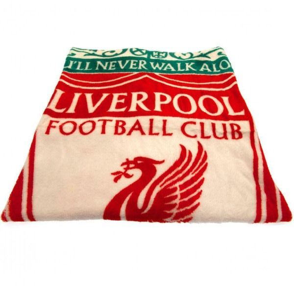Liverpool FC Fleece YNWA tæppe One Size Rød Rød One Size