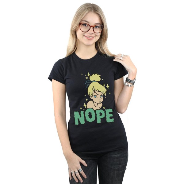 Disney Tinker Bell Dame/Dame T-shirt uden bomuld S Sort S