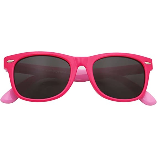 Rosa polariserte solbrillepakke for gutter og jenter