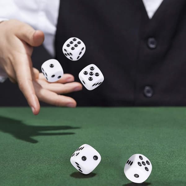2-pack läder tärningskopp set - skaka med 10 prick tärningar för spel-XM5-