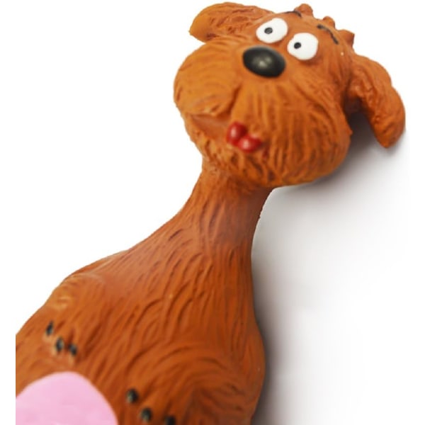 3st säkra latex pipande leksaker för hund, tugga molar hundleksak, 5-tum