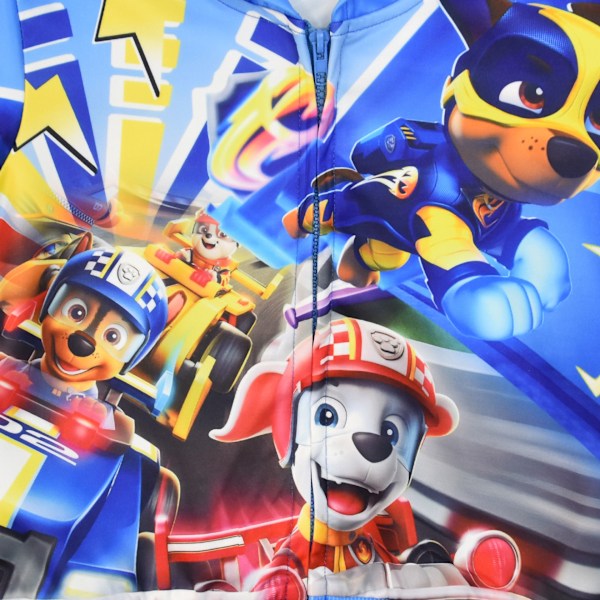 Tecknad barnjacka Paw Patrol Kläder Dragkedja Hooded 120CM