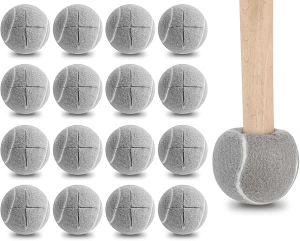 16-pack stols tennisbollsbenskydd, möbelgolvskydd för klassrum-FF-