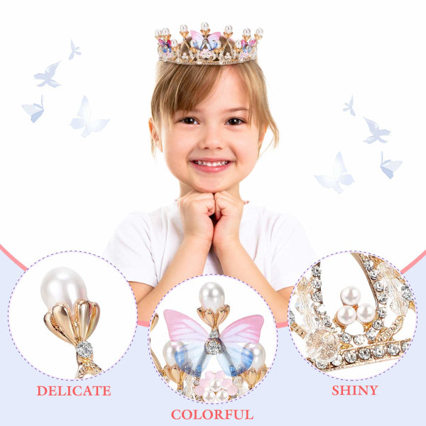børnedagsgave Prinsesse Krone Bryllup Hovedbeklædning Perle