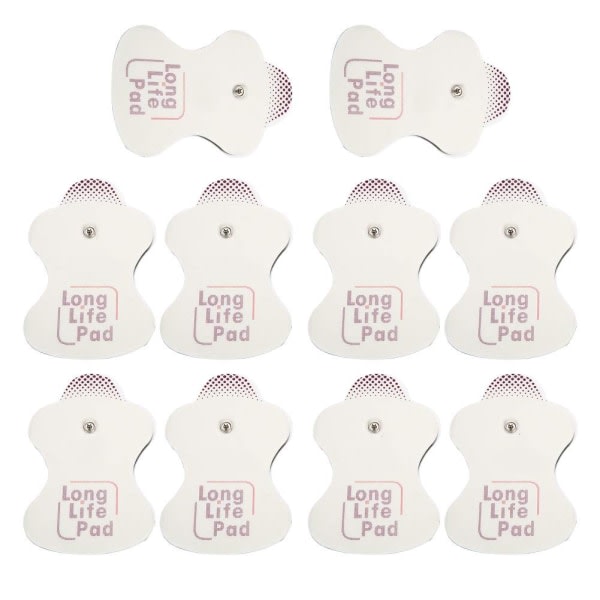 10x elektrodeudskiftningspuder til Omron Massagers Long Life Pad 10 stk