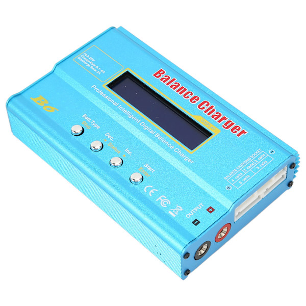 LiPo-batteribalansladdare 80W 1 till 6S LCD-display RC-batteriladdare Urladdare för NiMh NiCd Li Ion LFP SLA