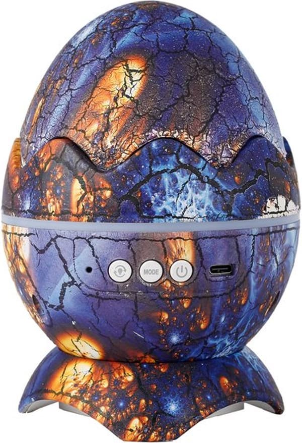 Dinosaurprojektor LED-lampe Egg Bluetooth Stjernehimmel Nattlys Purple