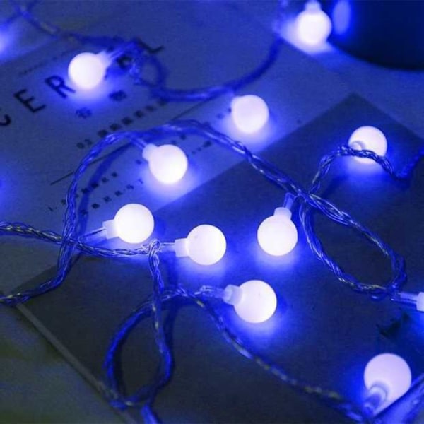 LED Ball Garland Lights Fairy String Lampe LILA