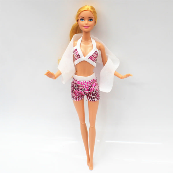 30cm dukke Barbie skifte badedragt bikini et stykke und