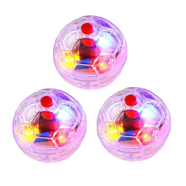 3x Spøkelsesjakt Berøringsaktiverte Blinkende Baller Flash Katteleke Paranormal