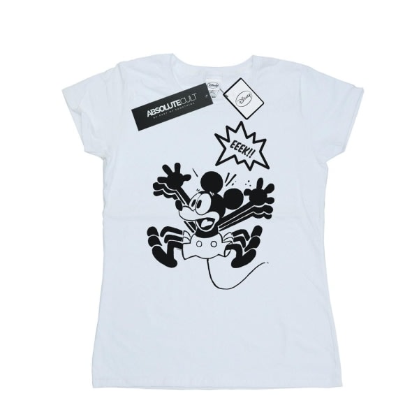 Disney Mickey Mouse til kvinder/damer EEEEEK! T-shirt i bomuld L Hvid Hvid L