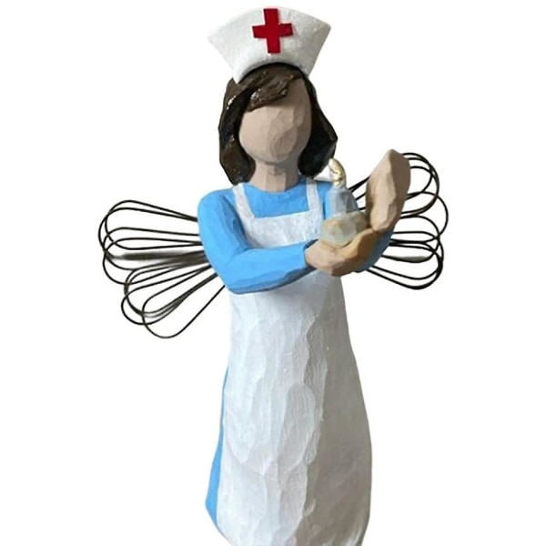 Sygeplejerske Statue Resin Sygeplejerske Sygeplejerske Statue Hjem Ornament