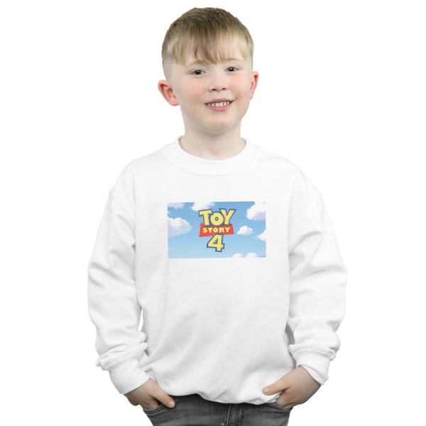 Disney Boys Toy Story 4 Cloud Logo Sweatshirt 12-13 år Vit 12-13 år