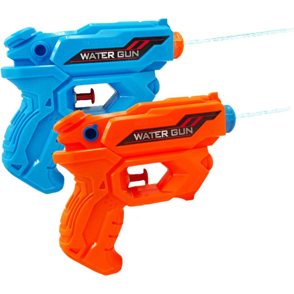 Vattenpistoler, vandpistoler til barn Vuxna, 2-pack vandpistoler Vattenpistol blötläggningsleksaker, långväga sommarpoolstrand
