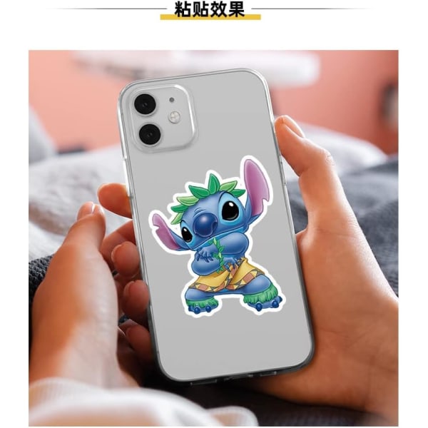 100 stk Stitch klistremerker, Lilo & Stitch klistremerker OLilo