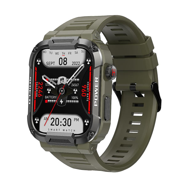 Bluetooth Smart Watch, Puls Smart Watch, Blodtrycks Smart Watch Sport Fitness Tracker Smart Watch Stegräknare Smart Watch