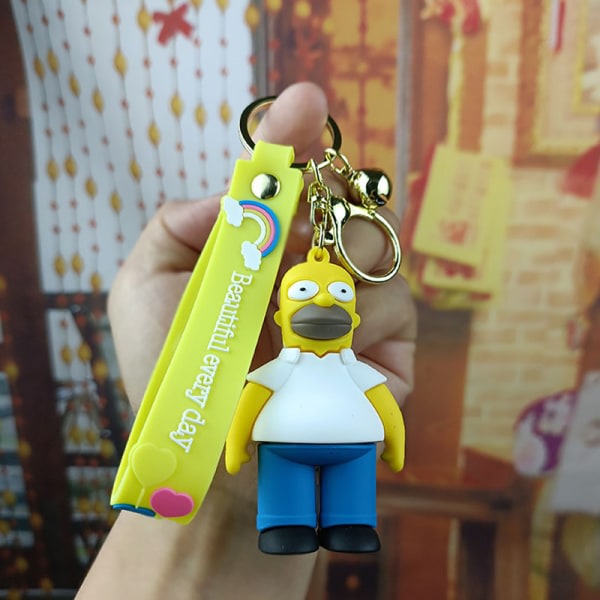 The Simpsons Car Keychain - Söt presentidé för fans