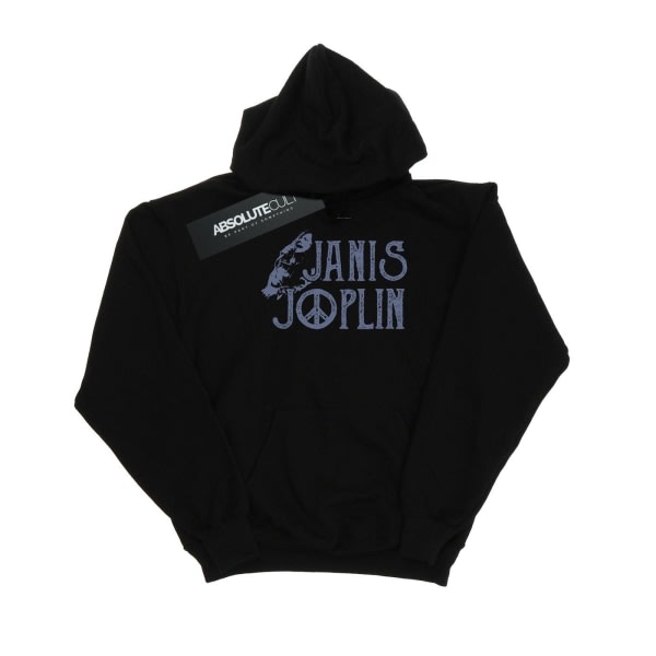 Janis Joplin Girls Type Logo Hoodie 5-6 Years Black 5-6 Years